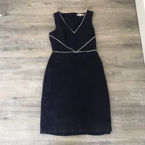Navy Blue Pencil Dress
